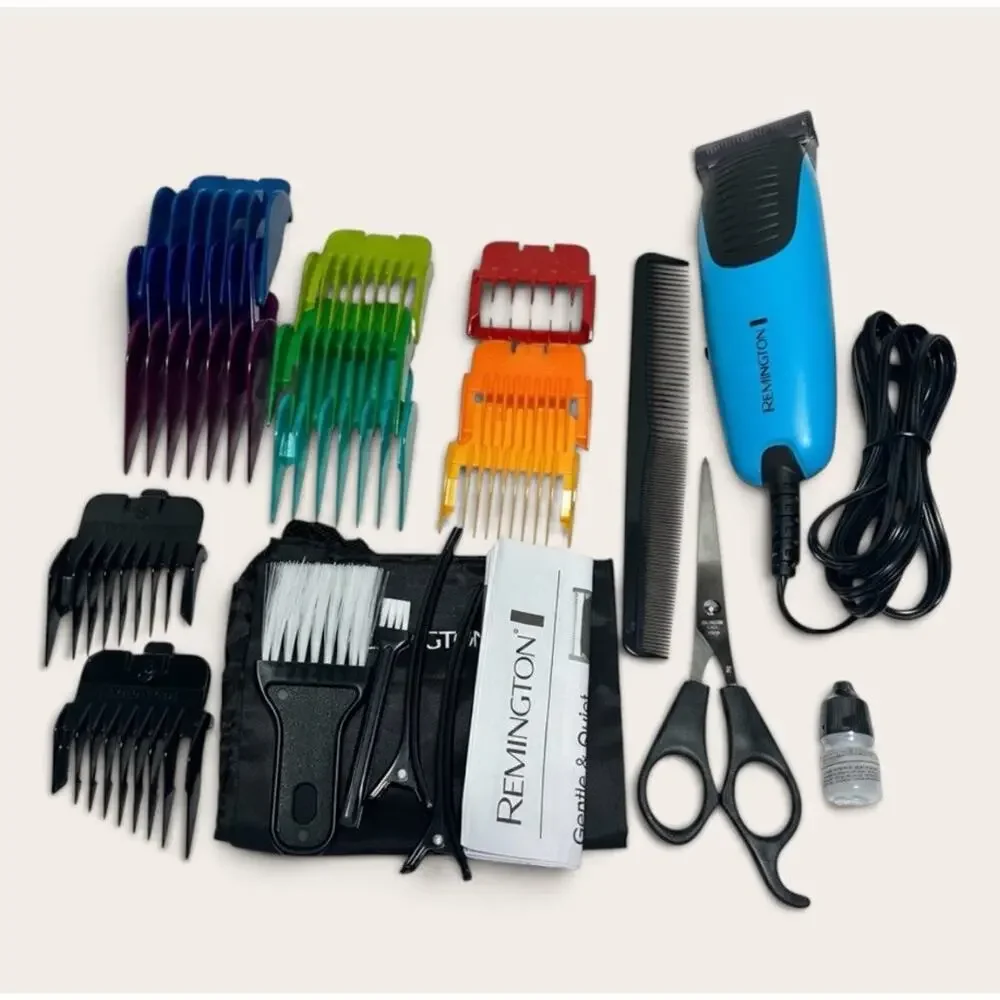 NEW OPEN BOX Remington HC5081 Kids Haircut Kit With Color Combs